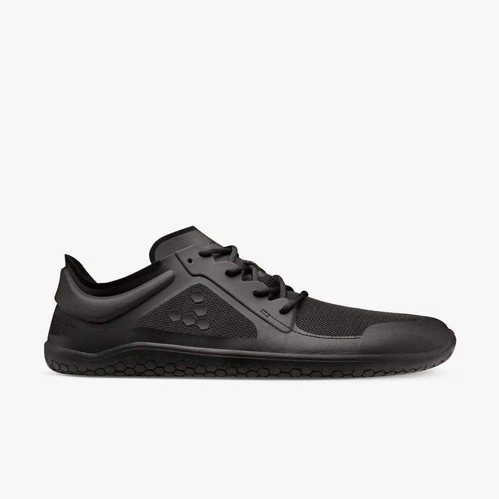 Vivobarefoot Primus Lite III Womens Trainers Black UK HNVI